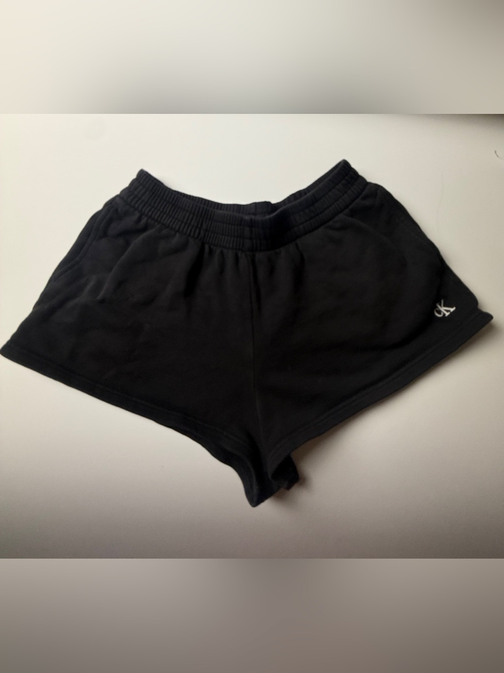 Calvin Klein Jeans Women's Black Athletic Lounge Shorts